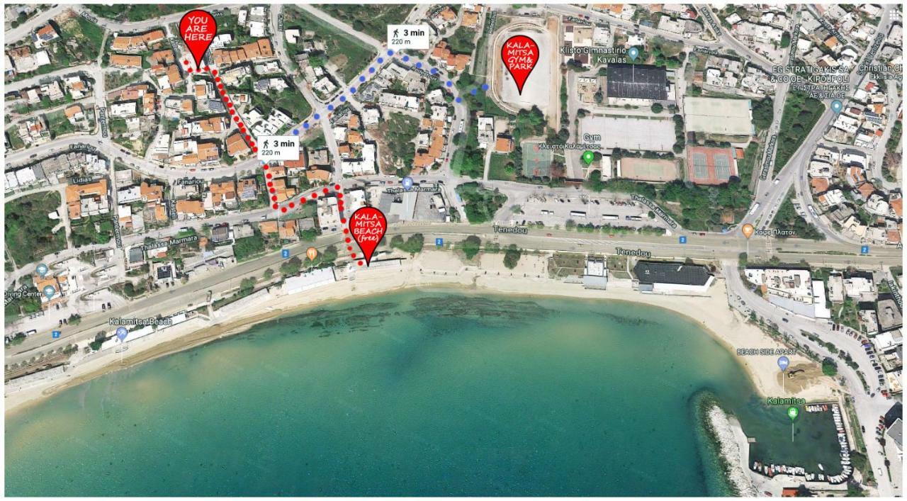 Apartamento Sea Breeze Flat Kavala Exterior foto